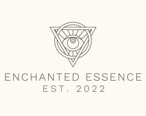 Mystic Triangle Eye logo