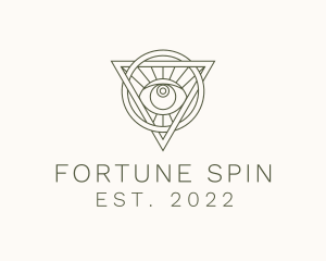 Mystic Triangle Eye logo design