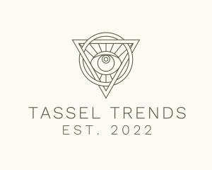 Mystic Triangle Eye logo design