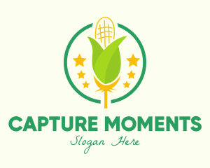 Organic Corn Farm Logo