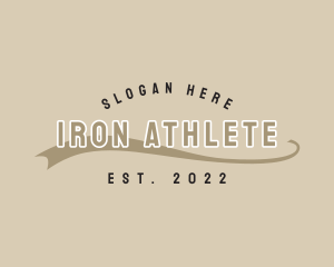 Modern Sporty Business logo design