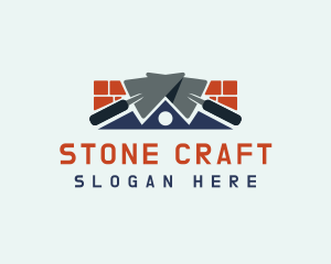  Brick Trowel Masonry logo design