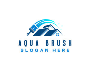 Paint Brush Remodeling logo design