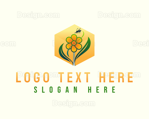 Flower Bee Farm Logo