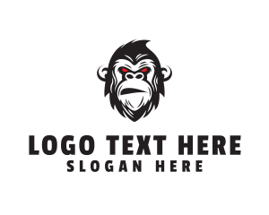 Youtube - Angry Gorilla Ape logo design