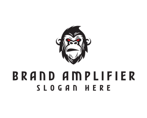 Angry Gorilla Ape logo design