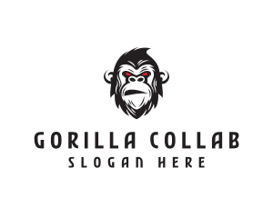 Angry Gorilla Ape logo design