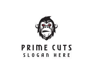 Angry Gorilla Ape logo design