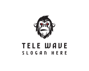 Angry Gorilla Ape logo design