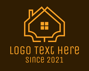 Linear Orange House logo