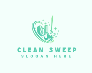 City Building Cleaning logo design