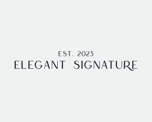 Elegant Stylist Brand logo design