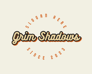 Quirky Shadow Apparel logo design