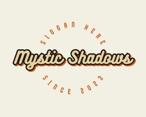 Quirky Shadow Apparel logo design