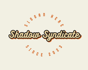 Quirky Shadow Apparel logo design