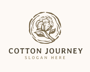 Organic Cotton Flower logo