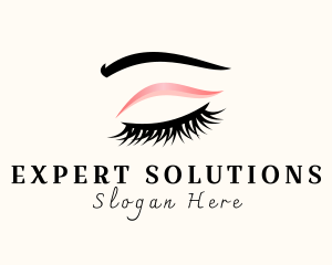 Beauty Eyelash Cosmetics logo design