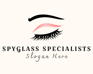 Beauty Eyelash Cosmetics logo design