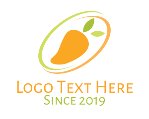 Mango Fruit Leaves logo