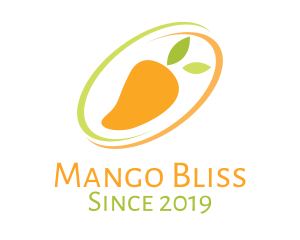 Mango Fruit Leaves logo