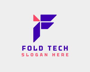 Tech Company Letter F  logo design