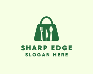 Cutlery Bag Diner logo design