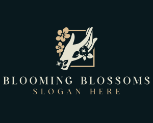 Flower Bloom Hand Spa logo design