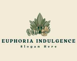 Weed Smoking Puff logo