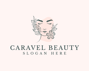 Woman Beauty Dermatology logo design