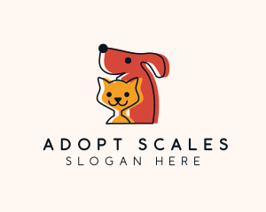 Dog Cat Veterinary  logo design