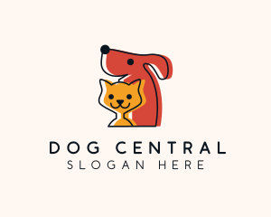 Dog Cat Veterinary  logo design