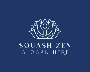 Yoga Floral Wellness logo design