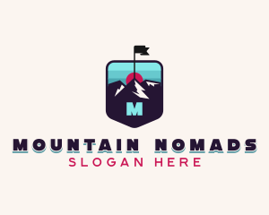 Summit Hiking Trek logo design