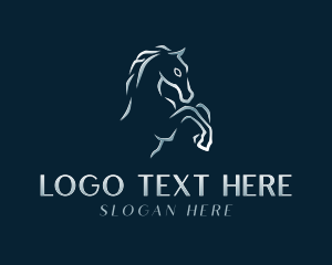 Horse Equine Stallion logo