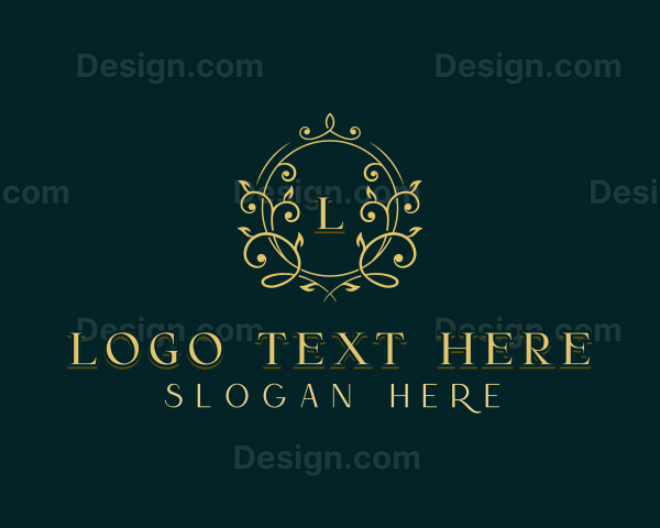 Elegant Floral Wedding Logo