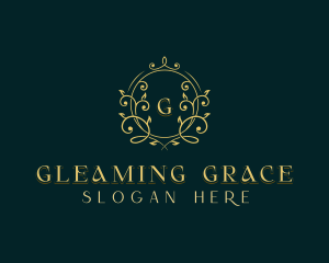 Elegant Floral Wedding Logo