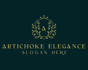 Elegant Floral Wedding logo design