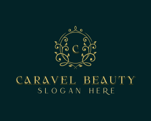 Elegant Floral Wedding logo design