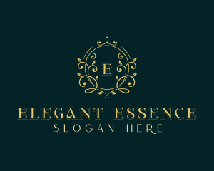 Elegant Floral Wedding logo design