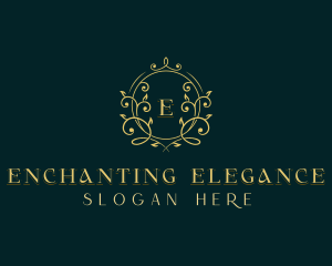 Elegant Floral Wedding logo design