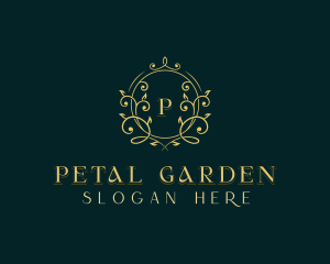 Elegant Floral Wedding logo design