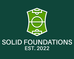Soccer Field Crest  logo