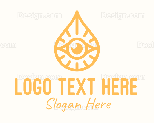 Golden Egyptian Eye Logo