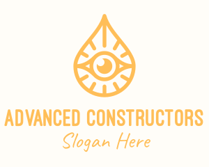 Golden Egyptian Eye logo design