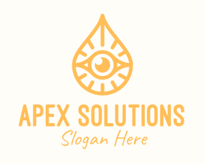 Golden Egyptian Eye logo design