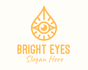 Golden Egyptian Eye logo