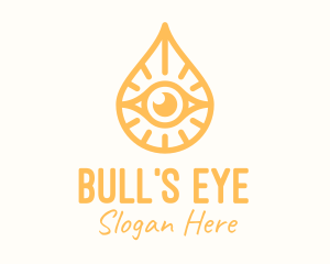 Golden Egyptian Eye logo design