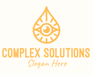 Golden Egyptian Eye logo design