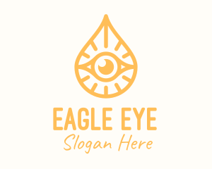 Golden Egyptian Eye logo design