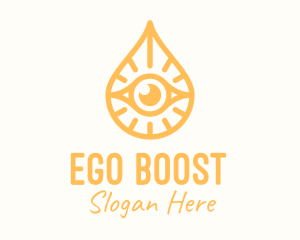 Golden Egyptian Eye logo design